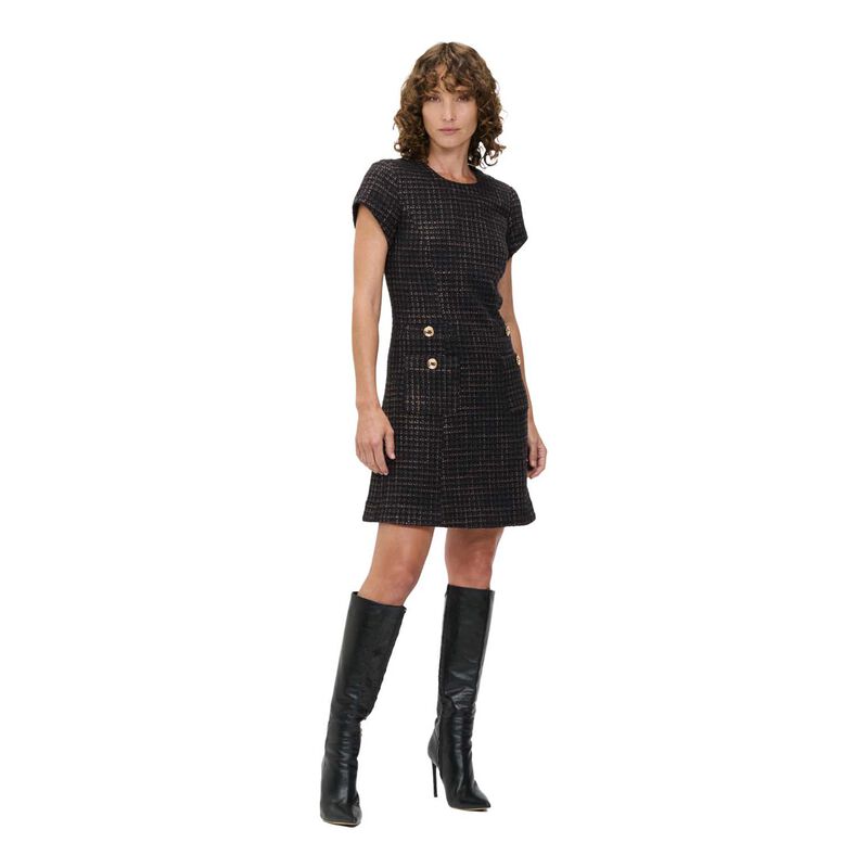 Veronika Maine European Boucle Tweed Dress image number 0